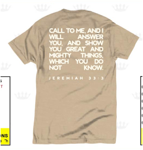 Prayer Tower Shirt- Beige